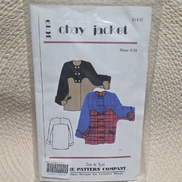 Chay Jacket Sewing Pattern - Picture 1 of 2